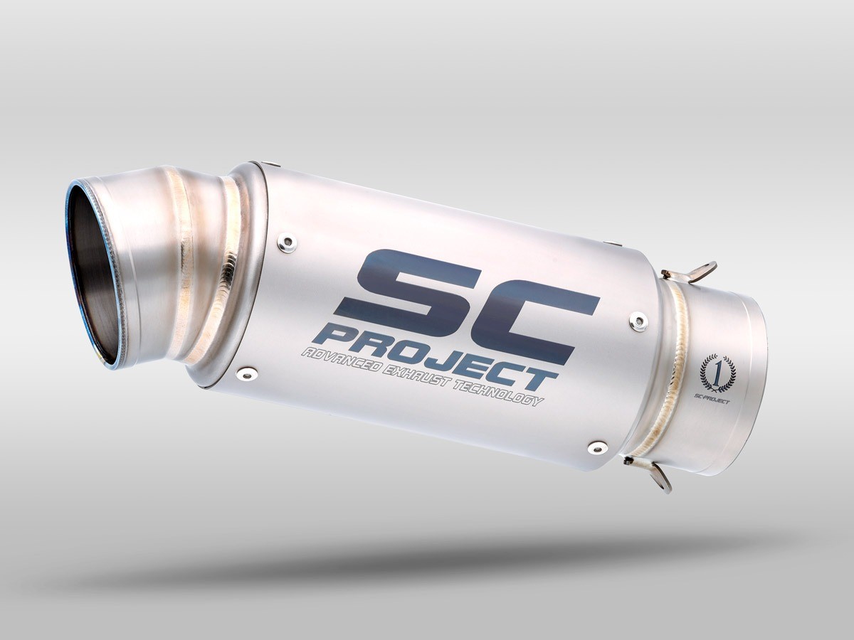 SC-Project GP70-R Slip-On Exhaust with Titanium Link Pipe | Honda